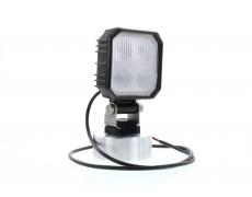 Reverse light R23 LED square 90X90mm with switch - cable